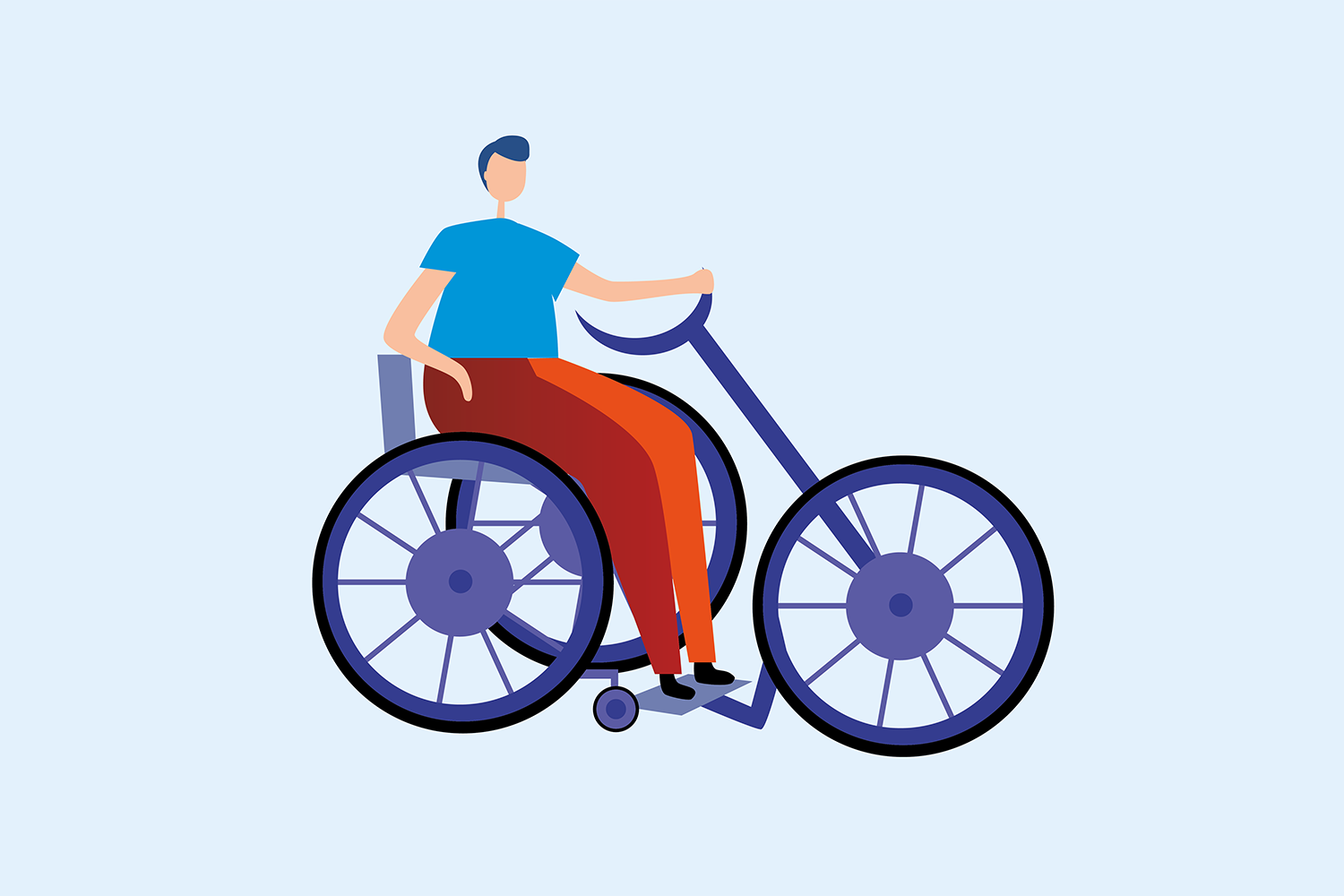 persoon-met-handbike-supportbeurs